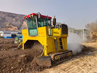 Machine à retourner le compost pour engrais organique à usage agricole