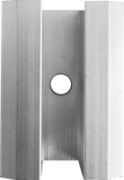 Collier de serrage intermédiaire en aluminium pour panneaux solaires photovoltaïques, idéal pour les systèmes de montage solaire sur toiture (vente en gros)