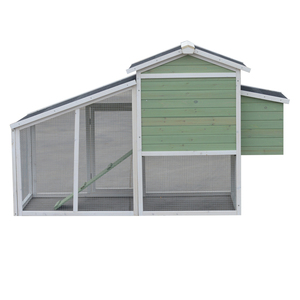 2024 diseños de gallinero de rango libre, patrón sólido de madera de Metal para granjas avícolas de patio trasero, cierre de botón a presión disponible para la venta - Product Image 4