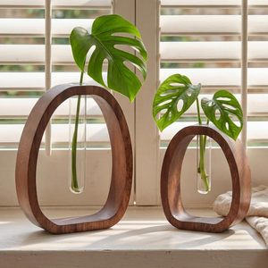Terrario <span class=keywords><strong>de</strong></span> Vidrio y Madera <span class=keywords><strong>de</strong></span> Pino Ecológico, Estación <span class=keywords><strong>de</strong></span> Propagación <span class=keywords><strong>de</strong></span> Plantas, Macetero <span class=keywords><strong>de</strong></span> Madera <span class=keywords><strong>para</strong></span> Decorar la Oficina y el Hogar - Product Image 1