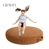 Nouveau tapis pliable en coton de forme personnalisée, housse amovible douce, coussin anti-collision pour enfants autistes avec thérapie antistatique