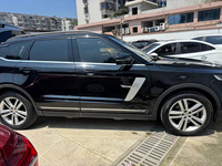 Zotye T700 1.8T DCT Premium 2017 d'occasion, cuir, automatique, conduite à gauche, SUV de luxe de taille moyenne, faible kilométrage, jamais accidenté, véhicule familial, export