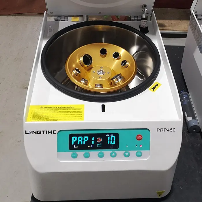 Laboratuvar tıbbi evrensel düşük hız mini santrifüj makinesi prp aletleri klinik