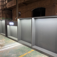 Vitrine d'affichage numérique pour magasin de téléphonie mobile, présentoir de centre commercial, vitrine de vente au détail avec éclairage LED personnalisé pour téléphones portables