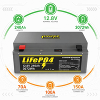 Batterie LiFePO4 JFT 25,6V 120Ah à insertion directe avec indicateur de tension, charge rapide 80A (continu) 60A, 6000 cycles, -10°C~50°C, robuste