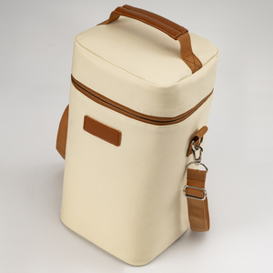 Benutzer definierte Werbe isolierte Kühltasche Wein beutel Picknick Kühltaschen für Wein 4 Flaschen - Product Image 3