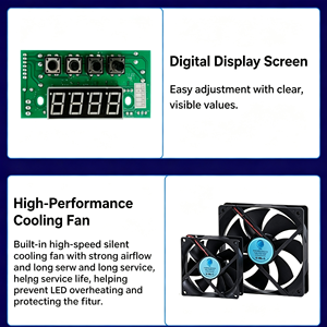 ไฟพาร์ LED อัจฉริยะ RGBW 54 ชิ้น * 3 วัตต์ ควบคุมด้วย DMX512 สำหรับเวทีเคลื่อนที่ โครงโลหะ 200 วัตต์ - Product Image 6