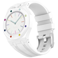 Convient aux montres de poche co-marquées Royal Pop avec boîtier et bracelet en caoutchouc A-P Royal Oakk et bracelet en silicone intégré.