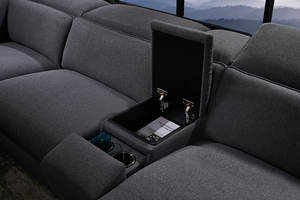 MANWAH CHEERS herstellung funktionale elektrische liege 7 sitzer stoff wohnzimmer sofa - Product Image 6