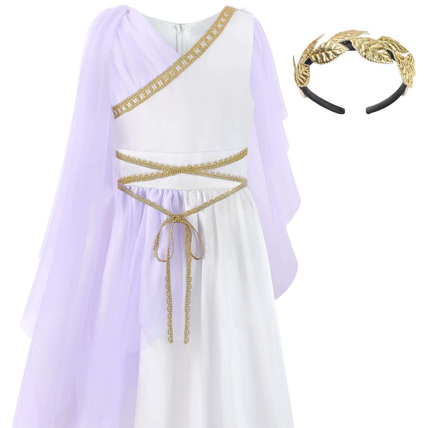 Greek Goddess Child Costumes Mythical Halloween Outfits