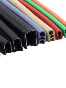 U Şekilli EPDM PU PVC TPV Silikon Kenar Sızdırmazlık Bandı Endüstriyel Kullanım Otomotiv Sac Levha Metal Mekanik Kenar Koruma Bandı - Product Image 4