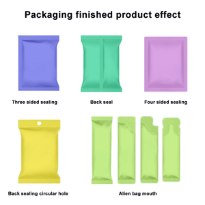 Machine <span class=keywords><strong>d</strong></span>'emballage verticale automatique à plusieurs têtes avec moteur pour aliments, fruits secs, noix, amandes, noix de cajou, sacs en plastique et en papier - Product Image 4