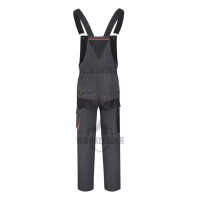 Salopette de travail robuste en toile premium pour homme, avec taille élastique et multiples poches cargo, idéale pour les mécaniciens