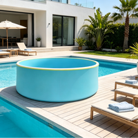Piscine gonflable ronde en PVC sur mesure, extra haute et grande, accessoire immersif pour séance photo (pour blogueurs), fosse à balles commerciale