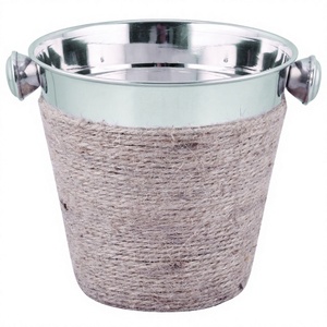 Stainless Steel <b>bar</b> Set with an <b>Outside</b> Rope Design - Product Image 1