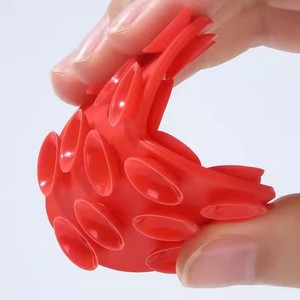 Support de téléphone portable à ventouse en silicone personnalisé, flexible, double face, antidérapant, 15 capsules, avec ventouse en silicone en forme de cœur - Product Image 3