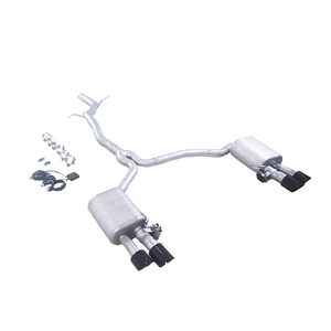 Sistema di Scarico Catback Valvetronic GFC in Acciaio Inox 304 per Audi <span class=keywords><strong>A4</strong></span> 2.0T B8 <span class=keywords><strong>Station</strong></span> <span class=keywords><strong>Wagon</strong></span> 2008-2016 - Product Image 2