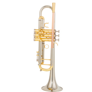 <span class=keywords><strong>Trompette</strong></span> à prix réduit en laiton jaune avec embouchure en cuivre et tube coulissant en nickel argenté, modèle étudiant - Product Image 5