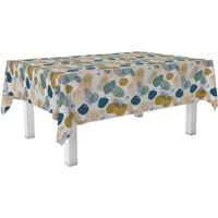 Nappe en PVC à motif de feuilles, résistante aux taches, imperméable, anti-huile, rectangulaire, pour table à manger, pour la maison, les fêtes