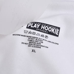 맞춤 인쇄 의류 라벨 태그 열 프레스 전사 스티커 넥 사이즈 프린팅 로고 다리미 의복 의류 라벨 Etiquetas Ropa - Product Image 3