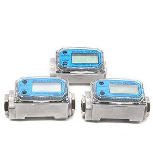 ZJLCD インテリジェント電子燃料計 タービン流量計 デジタルディスプレイ 1インチメス型入口/出口 ディーゼル灯油ガソリン用 - Product Image 4