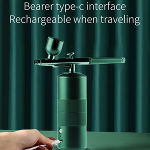 Pistola pulverizadora de aerógrafo portátil mini para arte de uñas, tatuajes, manualidades y repostería, pulverizador de niebla nano, kit de compresor de aerógrafo de belleza portátil. - Product Image 5