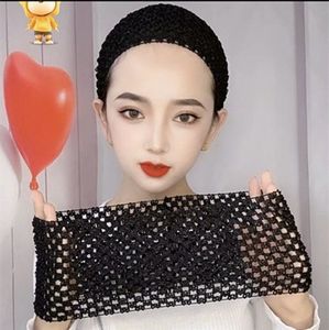 In-stock supply of <b>fishnet</b> lace Muslim headscarves, headbands, and ethnic hats from the source factory - Product Image 6