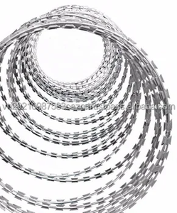 Alambre de púas de acero galvanizado tipo concertina, malla de alambre de seguridad con mayor duración para uso en prisiones - Product Image 6