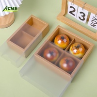 Boîte à tiroirs à dessert à compartiment-Emballage de pâtisserie à gâteau multicouche pour la boulangerie, le gâteau de lune et le cadeau en gros
