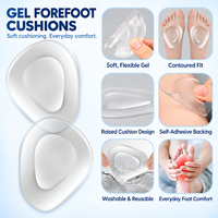 Coussinets en gel, semelles auto-adhésives antidérapantes, doublures de talon lavables et réutilisables pour chaussures plates, bottes et baskets