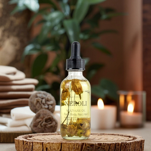 Aceite de flor seca natural orgánico puro Serie de uso de múltiples escenas para masaje corporal y cuidado de la piel - Product Image 3