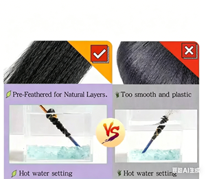 ผมถักเปียสำเร็จรูป 6X EZ Braids ยาวพิเศษ 52 นิ้ว - แพ็คใหญ่ 420 กรัม ผมยืดก่อนถัก - มีมากกว่า <span class=keywords><strong>23</strong></span> สี ทำจากเส้นใยทนความร้อนสูง - Product Image 3