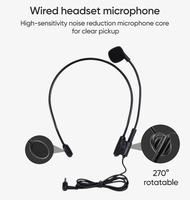 Haut-parleur Portable haute qualité filaire casque Microphone amplificateur Audio Mini amplificateur vocal pour les enseignants enseignement Guide touristique