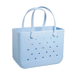 Handmade công suất lớn không thấm nước da chính hãng nắp túi bãi biển Tote cách nhiệt ngăn mát mềm thiết kế in mục tiêu - Product Image 5