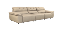 Canapé inclinable moderne en L rembourré avec porte-gobelets, table basse et rangement, pour salon et école - Vente en gros