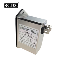 DOREXS Filtre EMI passe-bas certifié IEC 1A 3A 6A 10A | Filtre de ligne électrique anti-bruit de haute qualité