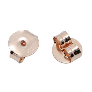 Hypoallergenic Round <strong>Butterfly</strong> S925 Sterling Silver <strong>Earring</strong> <strong>Backs</strong> Replacements <strong>for</strong> Posts Studs - Product Image 3