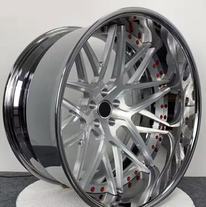 Roues à disque profondes forgées en argent brossé 2 pièces pour roues bmw e90 f30 e60 f10 <span class=keywords><strong>e36</strong></span> audi a4 b8 <span class=keywords><strong>bbs</strong></span> Markert C8 - Product Image 1