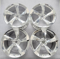 Jantes forgées monobloc personnalisées XINLAI 19-21 pouces, finition miroir, 5 branches fendues, 5x112 5x120 pour Audi BMW Mercedes