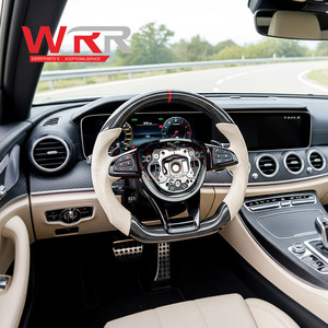 Pièces automobiles, volant en fibre de carbone perforé personnalisé très populaire pour Mercedes Benz C63 C450 S63 E63 W205 W213 W222 A250 - Product Image 1