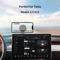 Support de téléphone portable pour Tesla Model 3/Y/X/S, chargeur sans fil