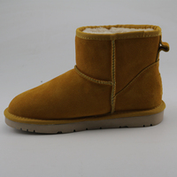 Bottes d'hiver en fourrure douce avec semelle antidérapante en TPR EVA, chaussures chaudes
