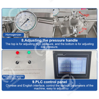 Petit homogénéisateur de pasteurisateur de lait OCEAN ligne de processus de yaourt machine de fabrication de yaourt industriel
