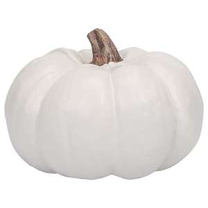 Bianco in ceramica pumpkins Classico Bianco 6 pollici Resina Raccolto Decorative di <span class=keywords><strong>Zucca</strong></span> - Product Image 4