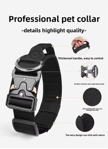 <span class=keywords><strong>Collar</strong></span> de perro táctico de alta calidad Kangdarpet-<span class=keywords><strong>Collar</strong></span> ajustable de nailon de 3,8 cm/5cm de ancho con acolchado suave para perros - Product Image 3