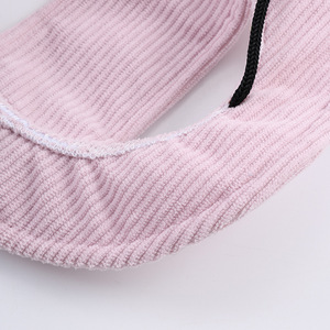 2025 New Cute Adjustable Strap Dog Hat Breathable Ear-Hole Corduroy Nylon Cotton Plastic Wool Bamboo Cloth Leather Accessory - Product Image 6