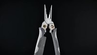 Pince à sertir hydraulique et à dénuder les fils pour électricien, avec embout testeur électrique, mâchoires dentelées, pour bricolage, bornes métriques, personnalisable OEM