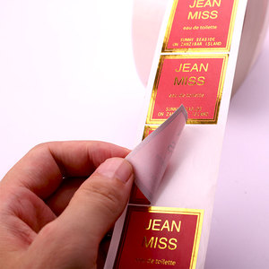 OEM/ODM tùy chỉnh không thấm nước dính Vinyl <span class=keywords><strong>PVC</strong></span> Tùy chỉnh vàng lá rõ ràng trong suốt pegatinas in vòng logo nhãn dán nhãn - Product Image 1