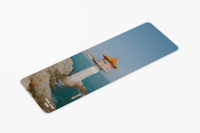 Tapis de yoga et de Pilates en daim et caoutchouc personnalisé, votre design unique disponible, structure double couche en daim de luxe, non toxique, respectueux de l'environnement