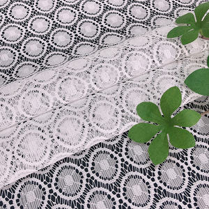 Stile europeo Grommet Top finestra trasparente oscurante drappo <span class=keywords><strong>moderno</strong></span> camera da letto <span class=keywords><strong>soggiorno</strong></span> in pizzo in poliestere tenda trasparente - Product Image 5